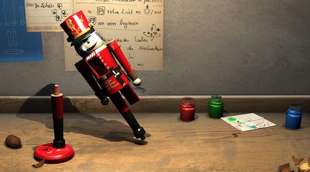 Nutcracker, Interactive scenario to explore a traditional german nutcracker